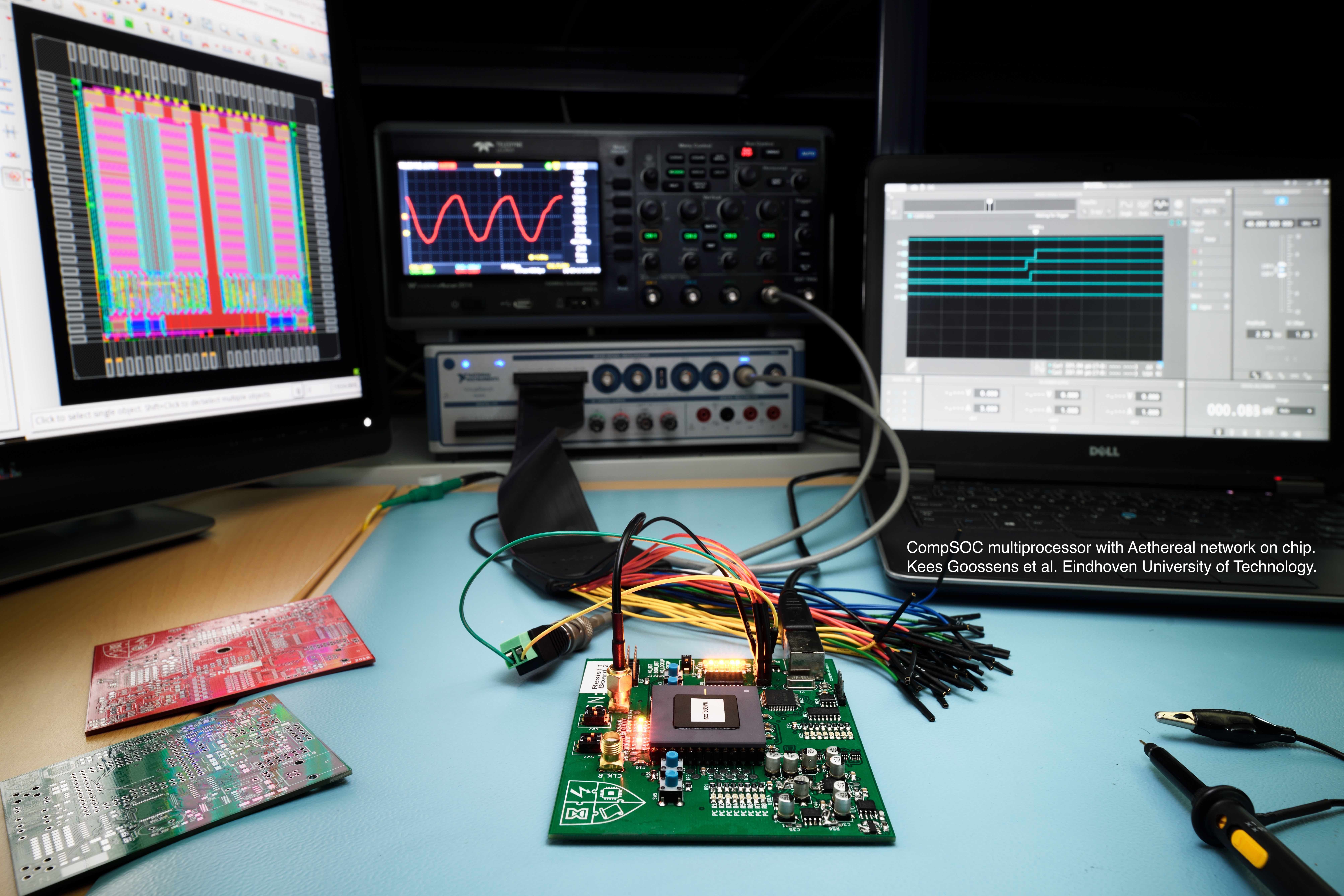 CompSOC multicore ASIC test setup